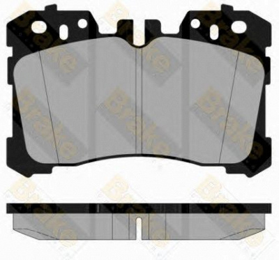 BRAKE ENGINEERING pa1852 -  Комплект тормозных колодок, дисковый тормоз